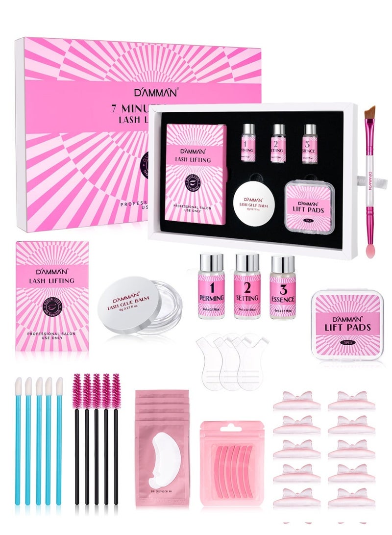 D'AMMA'N Eyelash Perm Lash Lift Kit, Professional Semi-Permanent Eyelash Lifting Set, Quick 7–9 Min, Low Odor, Long-Lasting Curl 6–8 Weeks, Eye Makeup Tools, Curling Kit - Image 1