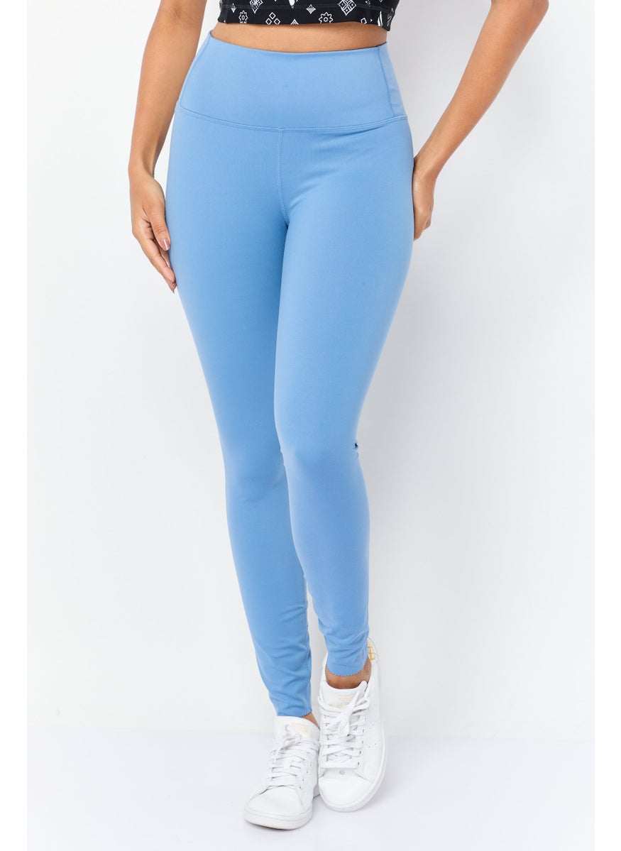 SKECHERS Women Sportswear Fit Walking Leggings, Blue  - Image 1