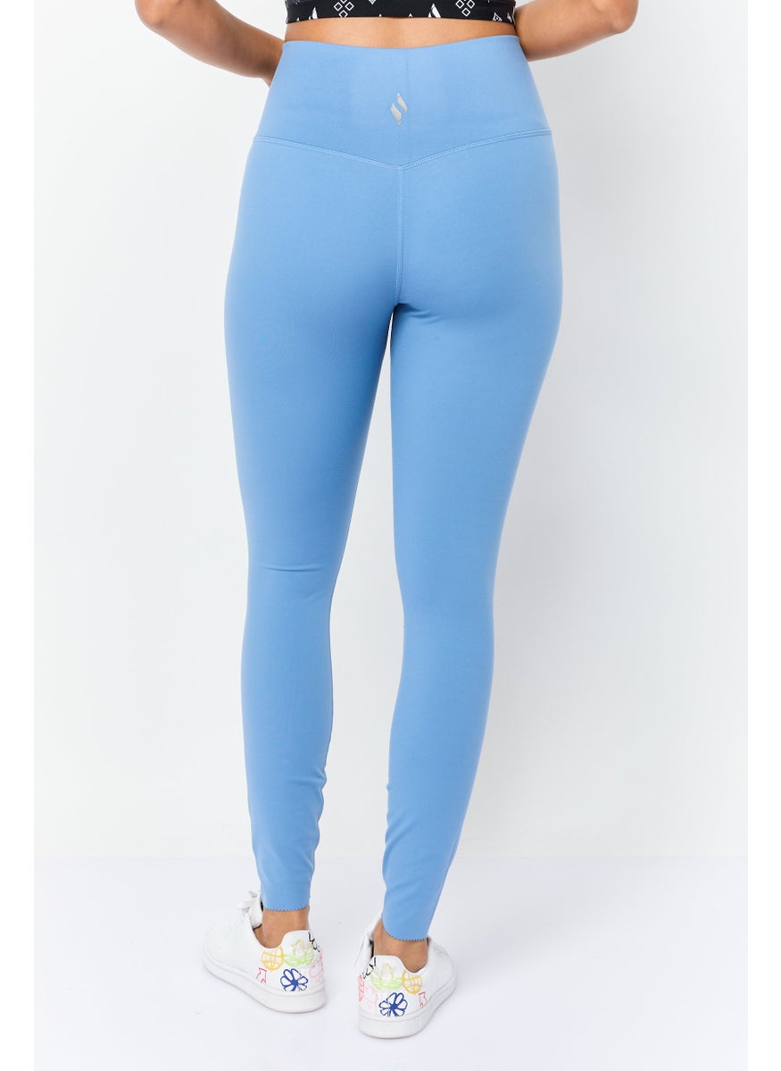 SKECHERS Women Sportswear Fit Walking Leggings, Blue  - Image 4