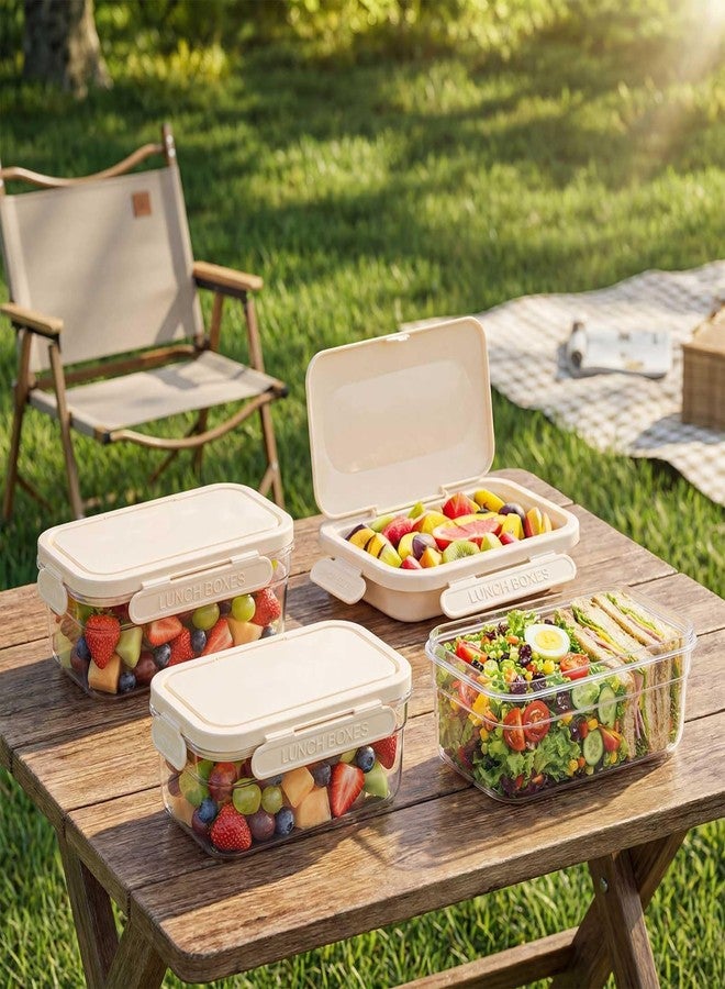 LemonRoad 3 Sets Snackle Box with Removable Reusable Ice Pack, Separate Food Containers No Mixing Smells, Clear Cooling Charcuterie Lunch Box Organizer Bulk for Meal Prep, Travel, Beach & Picnic, Outdoor Party - Image 4