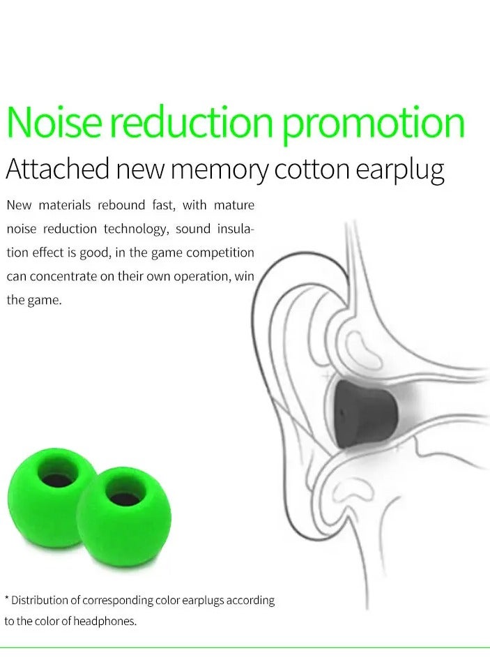 Plextone G30 Wired Earphones with Adjustable Microphone for PS4, Laptop, and Mobile Phones, with a Stylish and Soft Portable Headphone Case, and Built-in Controls for Hands-Free Calling (Red) - Image 3