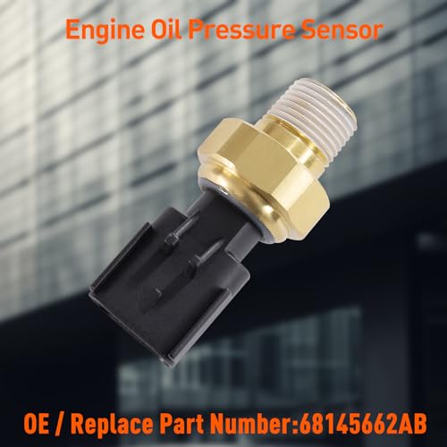 STZJAYE Oil Pressure Sensor 68145662AB, 68145662AA Engine Oil Sensors Sender Switch Compatible with Chrysler 200 for Dodge for Cherokee for Fiat for Ram 2.0L 2.4L OEM PS753, 1S12029 - Image 3