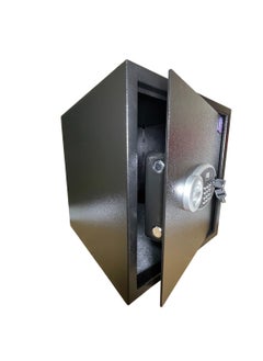 LOTFY GROUP LG Safebox Code 40EUD 40*38*38CM  Black Colour Home Office Safebox - Digital Display and Key Lock  - Image 2