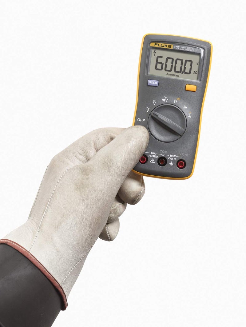 FLUKE Fluke 106 Palmsized Digital Multimeter Voltmeter 6000 Counts ACDC Current Frequency Measurement Voltage Handheld Ohm Tester Wide Voltage Range Accurate LCD Display  - Image 2