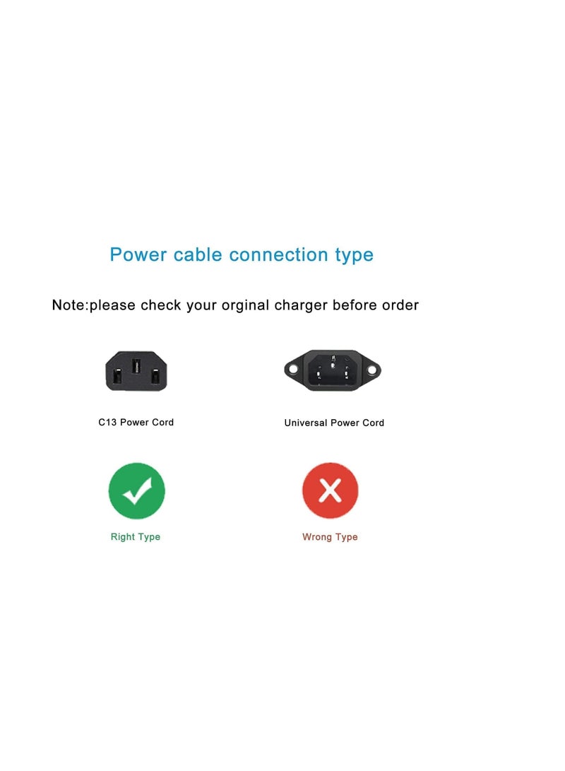 Terabyte كابل طاقة سطح المكتب 250 فولت 13 أمبير كابل طاقة الشاشة 3 دبابيس المملكة المتحدة كابلات الطاقة العالمية بديل لكابل الطاقة للكمبيوتر الشخصي والطابعة وأجهزة التلفاز الذكية LED LCD - 1.5 متر - Image 3