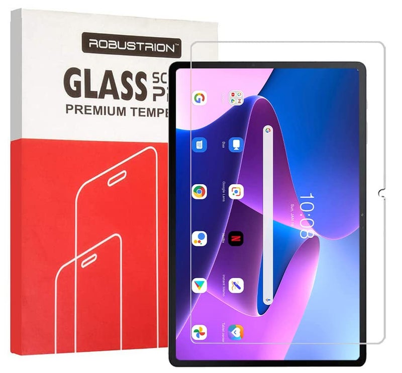 Robustrion Tempered Glass Screen Protector Guard for Lenovo Tab M10 FHD Plus 10.6 inch 3rd Gen Generation Tablet - Image 1