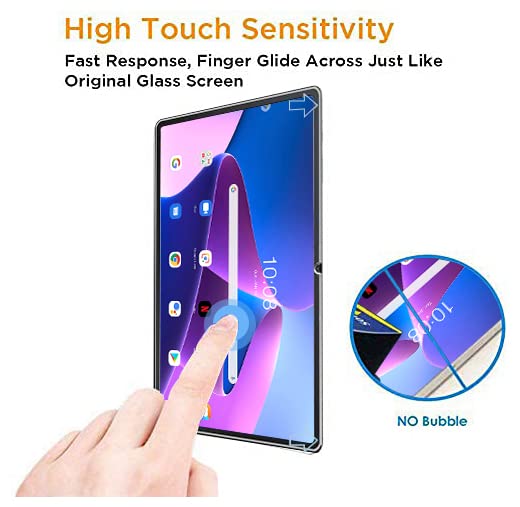 Robustrion Tempered Glass Screen Protector Guard for Lenovo Tab M10 FHD Plus 10.6 inch 3rd Gen Generation Tablet - Image 5