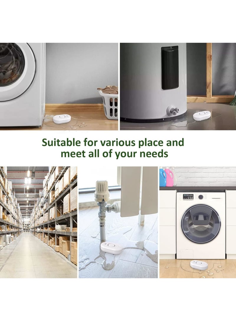 SOLARAE Smart Water Leak Detector Kit - WiFi Connectivity, Adjustable Alarm, App Alerts, Home Security, Basement Protection, Kitchen & Bathroom Safety - Image 3