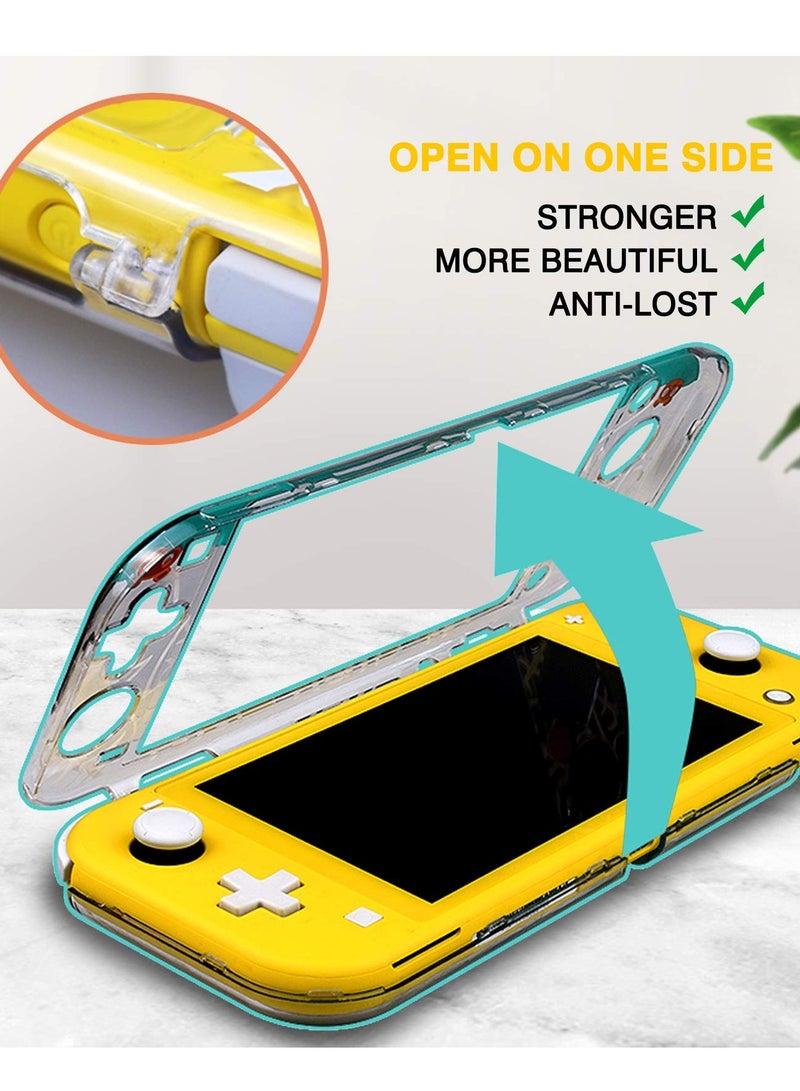 SOLARAE Compatible with Nintendo Switch Lite Case,Rigid PC Transparent Split Shock Resistant Hard Case with Scratch Resistant Design Suitable for Animal Crossing Design - Image 3