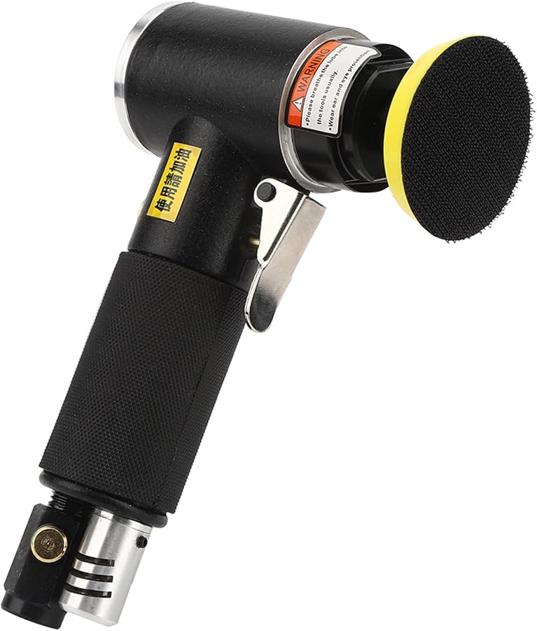 YC 2612 Pneumatic Straight Elbow Sander Polisher for Automotive Woodworking with Concentric Grinding Disc - Image 5