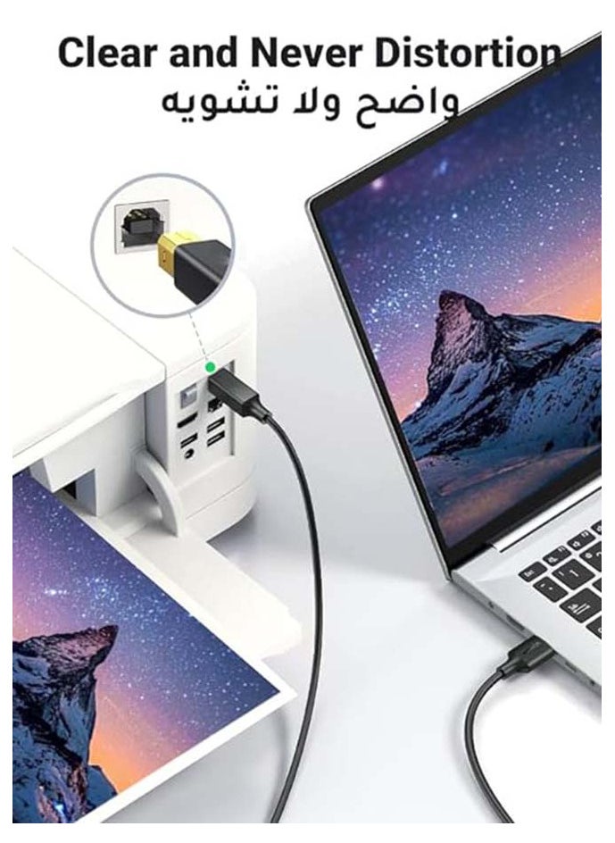 موسل موسيل كيبل طباعة يو اس بي 2.0 مقاس 1.8 متر  - Image 3