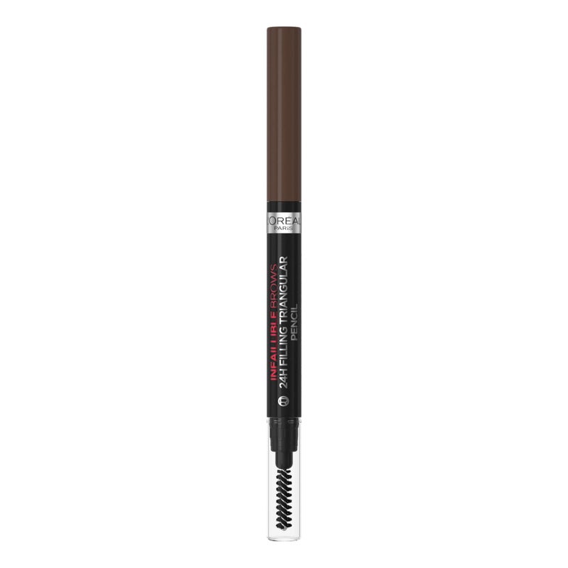 L'Oréal Paris Infaillible Brows, 24H Filling Triangular Pencil, 5.0 Light Brunette - Waterproof, Sumdge Proof and Transfer Resistant