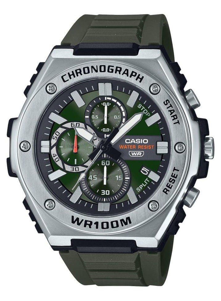 Casio Watch: Green MWA-300H-3AVDF