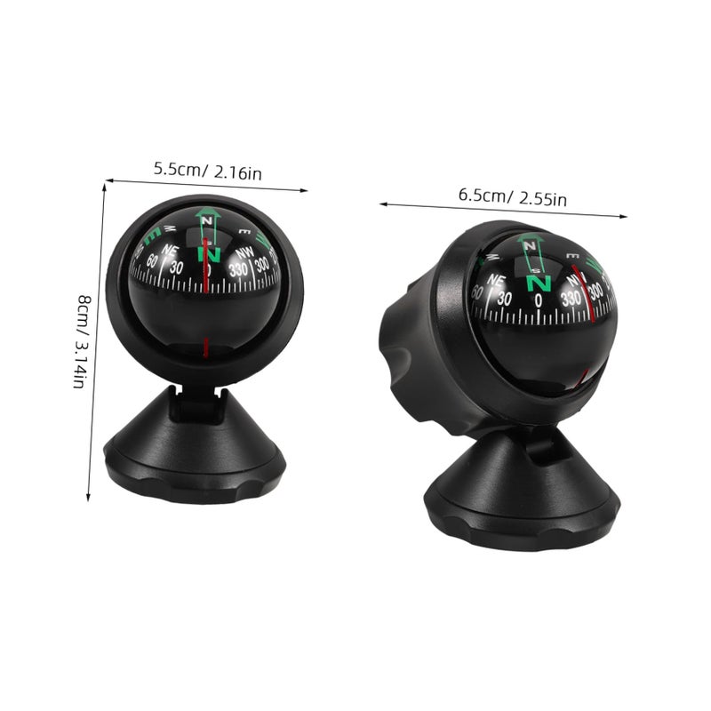 Mobestech Car Dashboard Compass Ball Mount For Vehicle RV Camping Outdoor Travel - Image 3