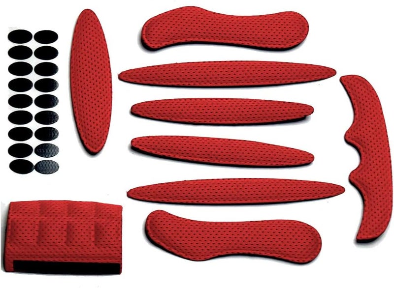 MTGHYARE Bike Helmet Padding Kit, Universal Bicycle Replacement Foam Pads Padding Set Helmet Cushions Mats for Bike Cycling Motorcycle Helmet - Image 1