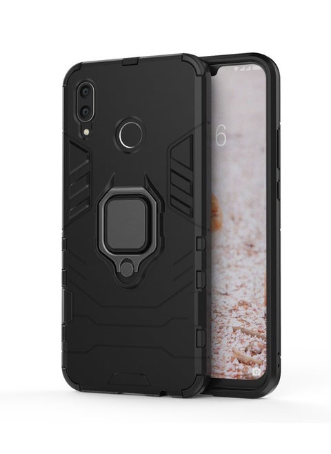 for Huawei P Smart Z / Y9 Prime 2019 Case, 2 in 1 Hybrid Heavy Duty Armor Shockproof Defender Kickstand Dual Layer Bumper Hard Back Case