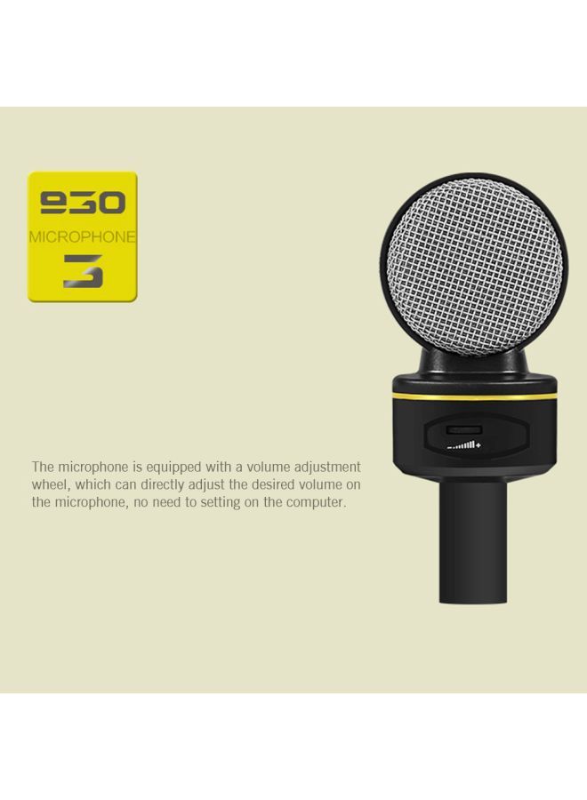 NIBEMINENT Mini Stereo Microphone SF-930 Black/Silver - Image 4