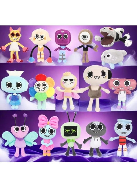 Dandy's World Plush Scraps-Color:Dadi Five-pointed Star Gigi Thief 30cm 120g-Height:Basic Packaging