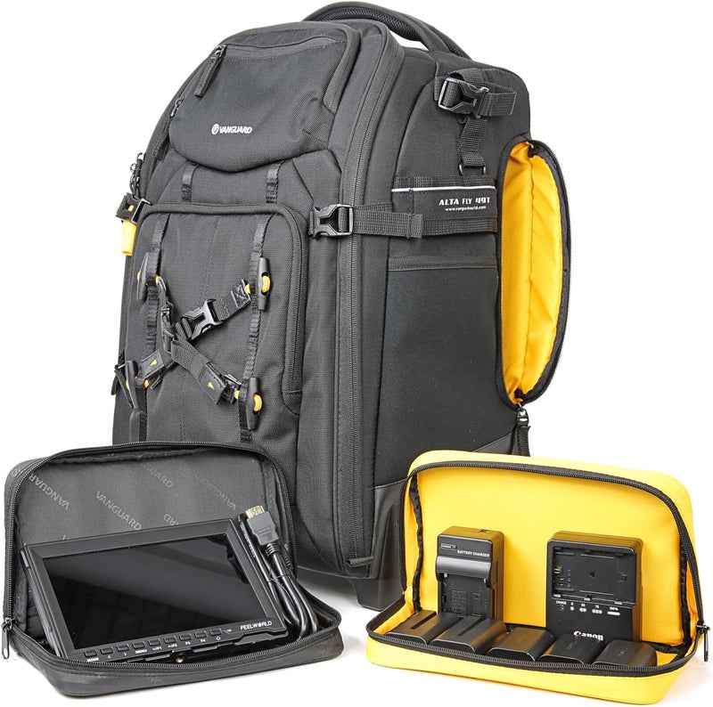 Vanguard Alta Fly 49T Rolling Backpack - Black - Image 5