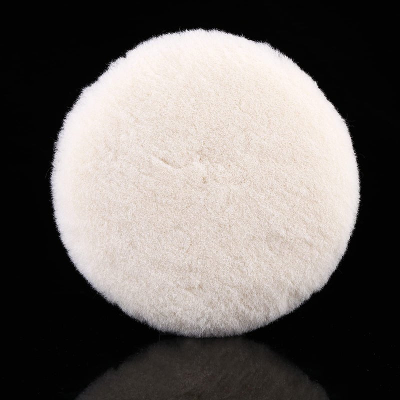 6 Inch Wool Polishing Buffing Waxing Pad For Car Polisher Buffer Soft Eco Friendly - Image 4