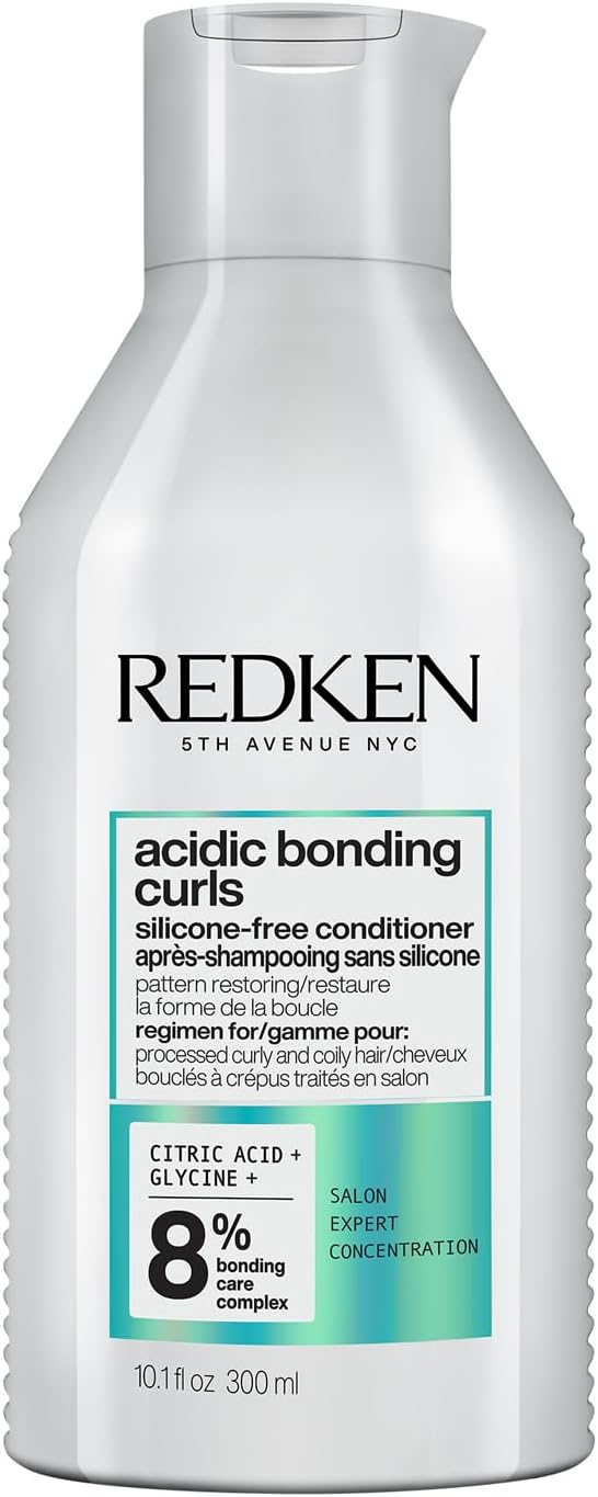REDKEN Acidic Bonding Curls Conditioner for Damaged Curly Coily Hair Restore Curl Pattern SulphateFree for a Gentle Cleanse SiliconeFree for Lightweight Curls 300ml