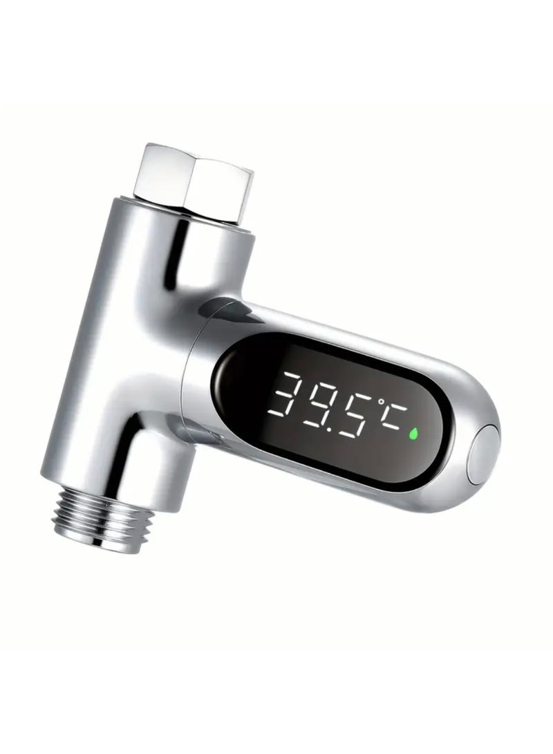 LED Faucet Thermometer Celsius Fahrenheit Digital Display Instant Reading 360 Degree Rotating Water Temperature Monitor Suitable for Home Bathroom and RV Valentines Day Gift - Image 2