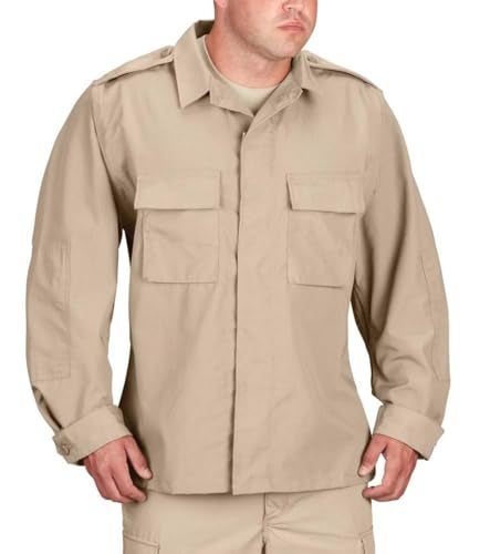 Propper Men's BDU Shirt Sleeve, Khaki, X-Large Long - Image 2