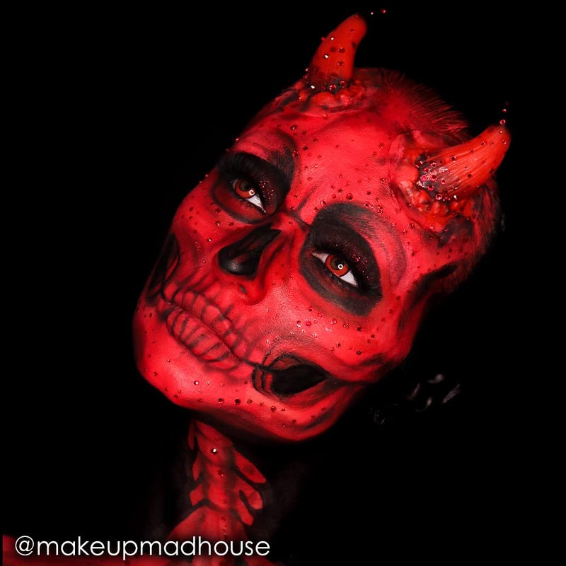 Mehron Makeup Paradise Makeup AQ Pro Size | Stage & Screen Performance, Face & Body Painting, Beauty, Cosplay, and Halloween | Water Activated Face Paint, Body Paint 1.4 oz (40 g) - Beach Berry - Image 3