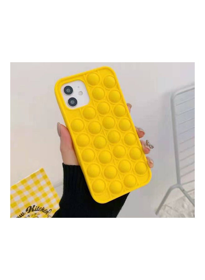 NIBEMINENT Soft Silicone Case Replacement for Apple iPhone 12/12 Pro 6.1'' Yellow - Image 2