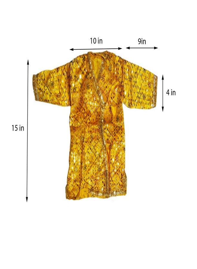 Salvus APP SOLUTIONS Adorable Janmashtami Laduu Gopal Dress Costume: Perfect Attire for Celebrating Lord Krishna's Appearance (Yellow_1-2 Year) - Image 4