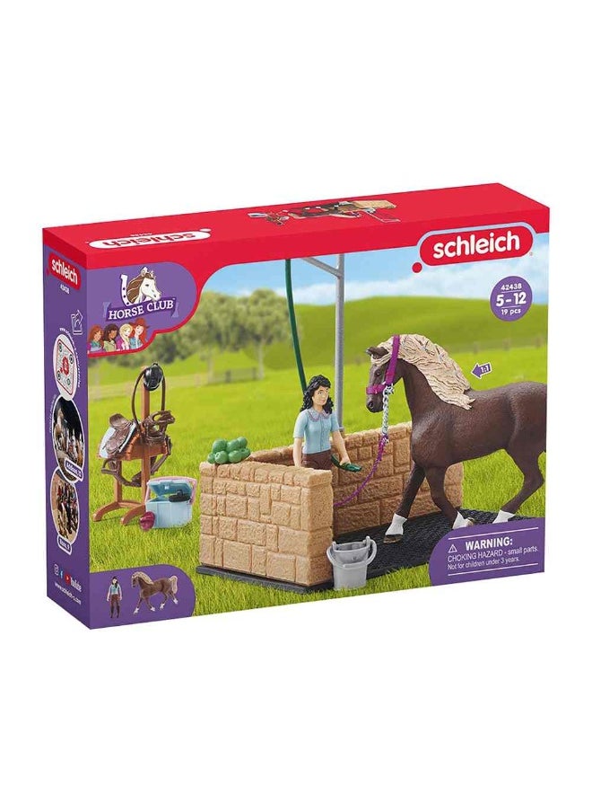Schleich Schleich Horse Club Washing Area Playset  - Image 1