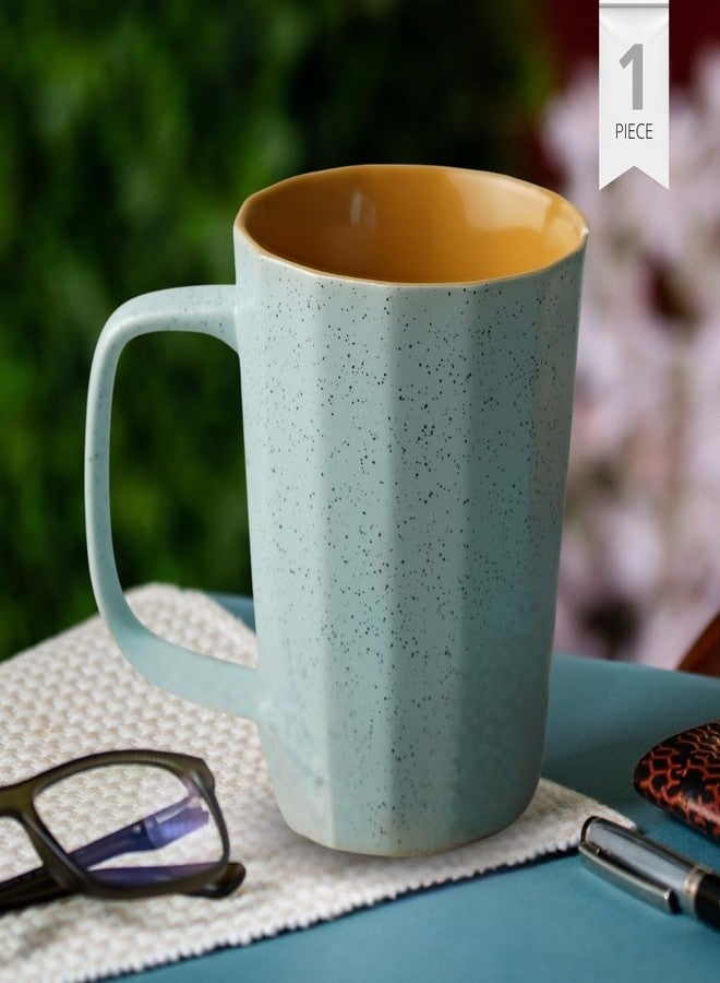 Clay Craft Fine Ceramic Armada Microwave Safe Coffee & Milk Mug, 320Ml, 1 Piece,Blue&Yellow, Mug for Coffee, Ideal for Gifting, Perfect for Home & Office - Image 2