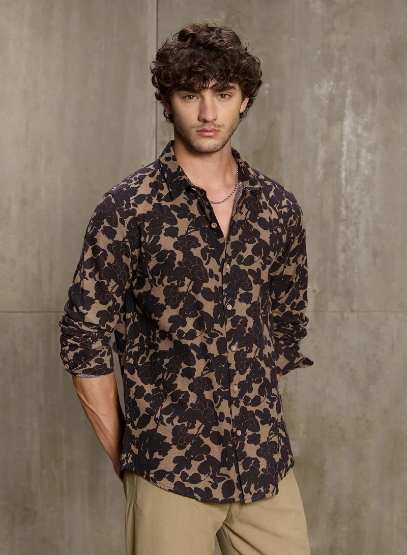 CAHOOT Cahoot Men's Multi Printed Cotton Shirt - 22402