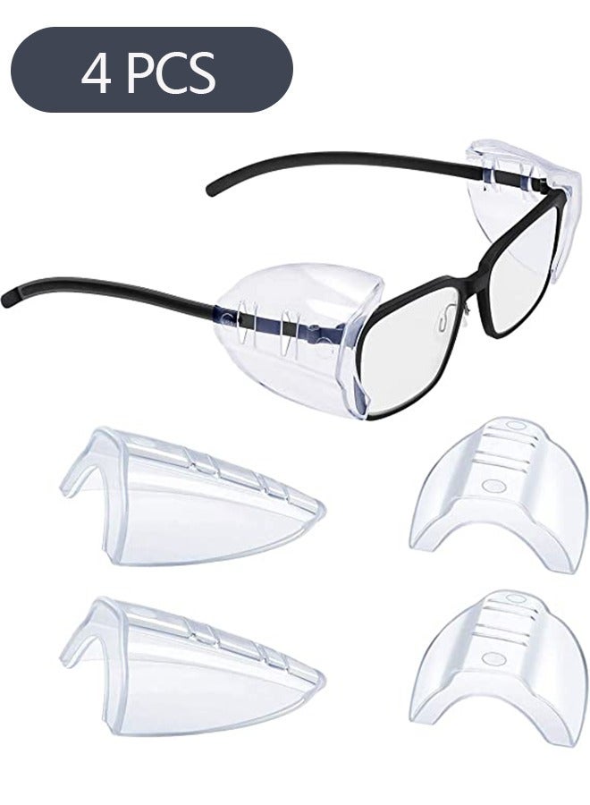 Generic 2-Pairs Glasses Side Shields, Side Shields for Prescription Glasses(Transparent ) - Image 1