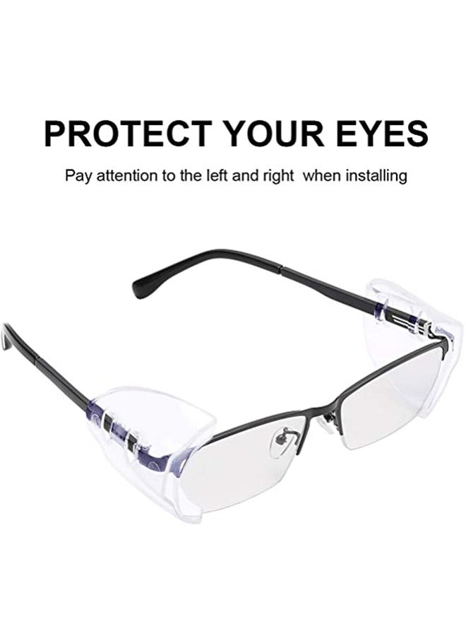 Generic 2-Pairs Glasses Side Shields, Side Shields for Prescription Glasses(Transparent ) - Image 5