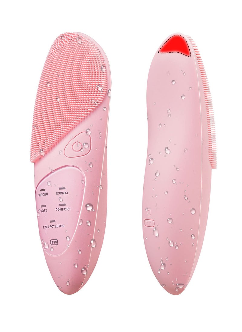 Generic - Portable Rechargeable Waterproof Silicone Sonic Facial Cleansing Brush for Deep Cleaning and Exfoliation - Image 1