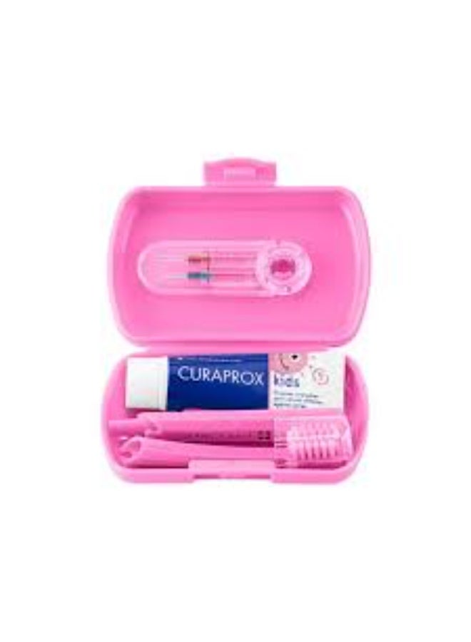 Curaprox Kids Travel Set – Pink - Image 4