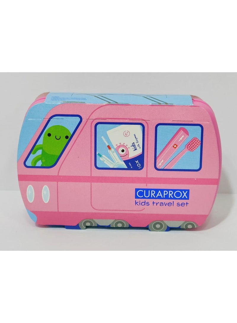 Curaprox Kids Travel Set – Pink - Image 2