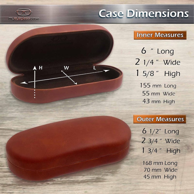MyEyeglassCase علبة نظاراتي الشمسية للرجال - علبة نظارات شمسية - Image 4