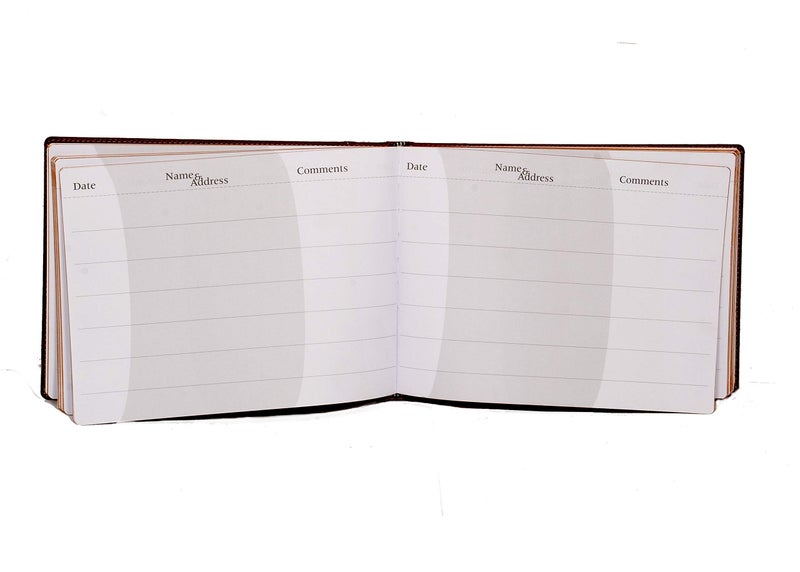 Sukeshcraft Guest Book Brown - Image 3