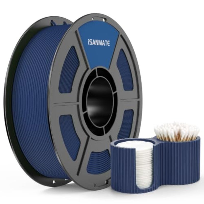 Matte PLA Filament 1.75 mm, 1 kg 2.2 lbs Spool Premium 3D Printer Filament, PLA Matte Blue Filament for Bambu Lab 3D Printer, AMS, AMS Lite, Dimensional Accuracy +/- 0.02 mm - Image 1