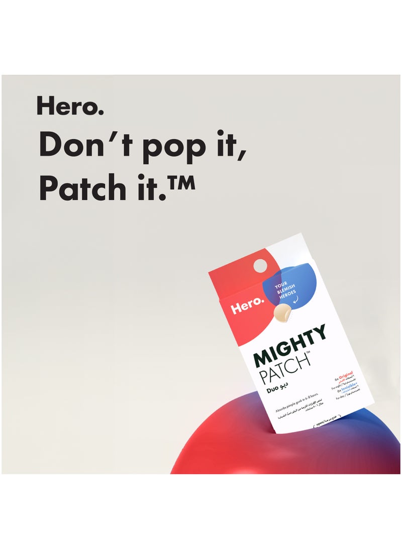 Mighty Patch Duo Hydrocolloid Patches - Original & Invisible - Image 2