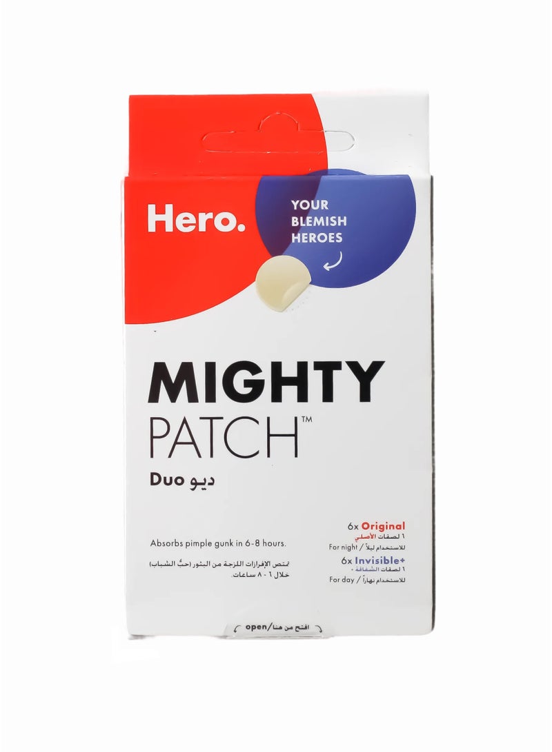Mighty Patch Duo Hydrocolloid Patches - Original & Invisible - Image 1
