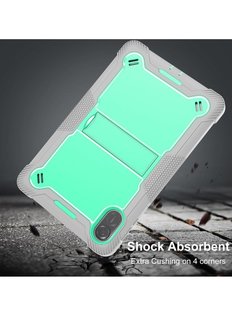 Captaintech Protective Case for Honor Pad X9 11.5-inch Case with Built-in Stand, Rugged Hybrid Shockproof Protective Cover, for Huawei Honor Pad X9 Case 2023 Model (Grey+Green) - Image 5