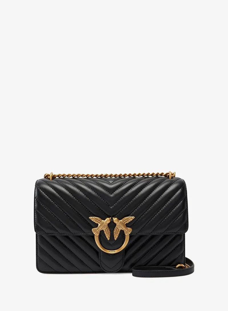 PINKO Medium Love Bag One Chevron