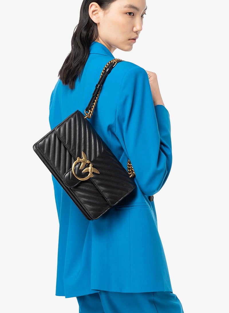 PINKO Medium Love Bag One Chevron - Image 1