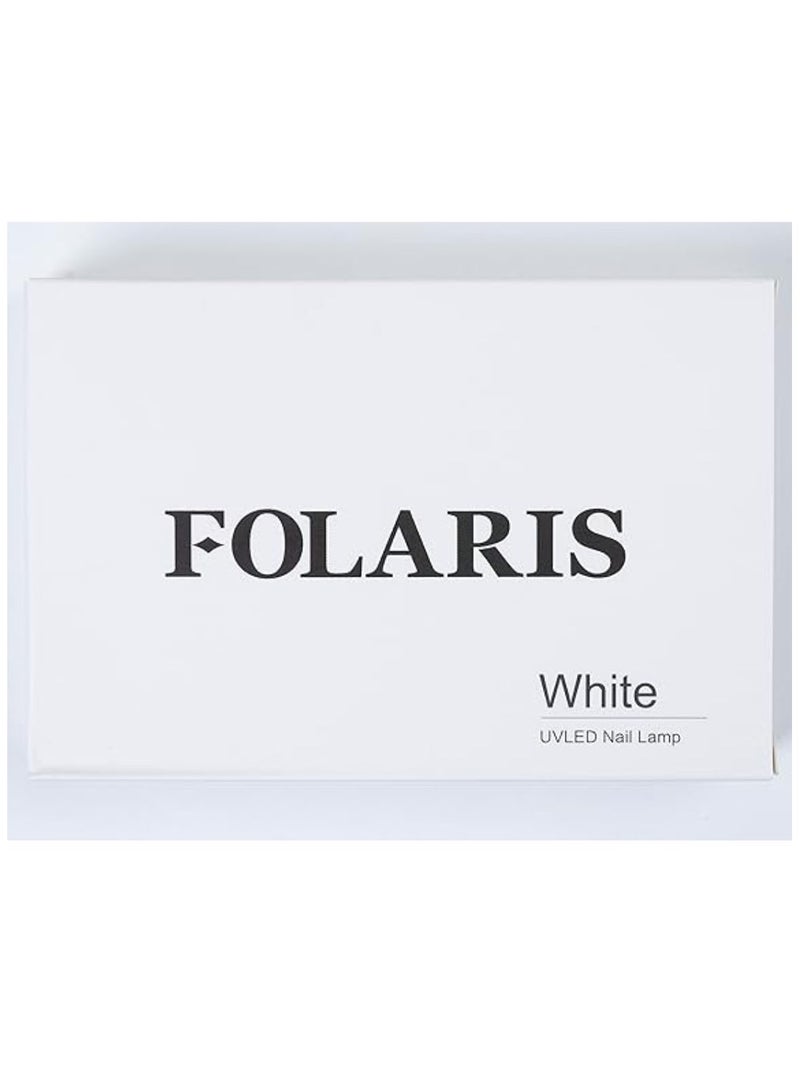FOLARIS Mini UV LED Nail Lamp for Gel Polish, Portable Lightweight Quick-Dry Nail Curing Light for Manicure & Pedicure, USB Powered, Fits Purse Bag Pocket, Travel-Friendly (White)  - Image 5