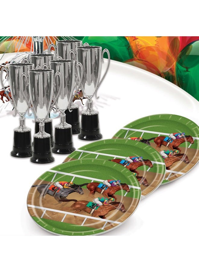 Beistle Trophy Cup Award, 8.5", Silver/Black - Image 3