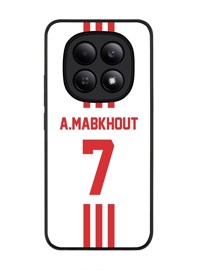 For Xiaomi Redmi Note 15 4G Case,Slim fit Camera Protection, Shockproof Thin Phone cover  - Football - UAE,  A.Mabkhout