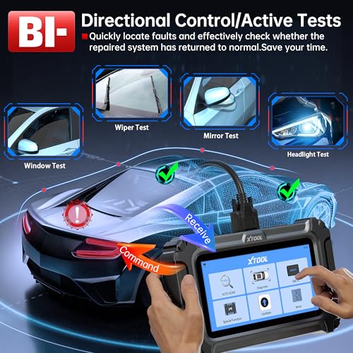 XTOOL IP500 for GM OBD2 Scanner, Full Systems Bi-Directional Scan Tool for Buick/Chevrolet/Cadillac/GMC with All Reset Services, Full OBD2 Function, Multi-in-One Live Data Graph, Lifetime Free Update - Image 4